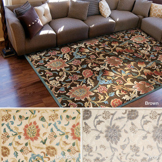Rug Squared Corona Floral Accent Rug (2'3 x 3'9 )