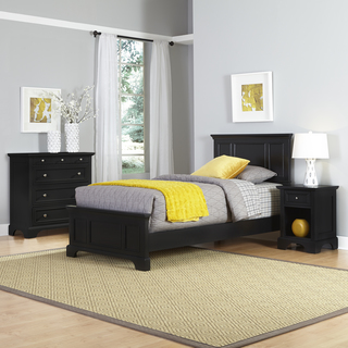 Home Styles Bedford Twin Bed, Night Stand, and Chest
