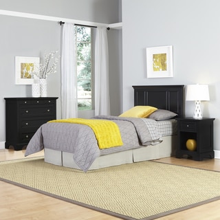 Home Styles Bedford Twin Headboard, Night Stand, and Chest