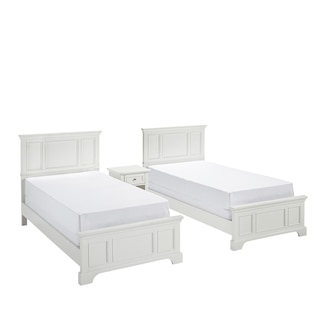 Home Styles Naples Two Twin Beds and Night Stand