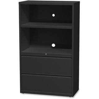 Lorell 36-inch Lateral Hanging File Drawers Combo Unit