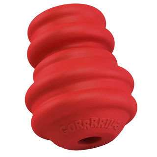Multipet Gorrrrilla Tough Red Rubber Toy