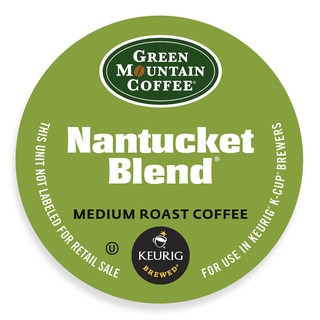 Green Mountain Coffee Nantucket Blend Fair Trade Select Coffee, K-Cups Portion Pack for Keurig Brewe