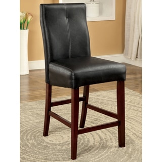 Furniture of America Audrey Contemporary Leatherette Counter Height Chair (Set of 2)