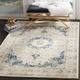 Safavieh Evoke Vintage Oriental Ivory / Blue Distressed Rug (8' x 10') - Thumbnail 3