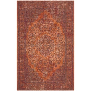 Safavieh Classic Vintage Red Cotton Rug (8' x 11')