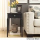 Bold Accent Single-drawer Side Table - Thumbnail 2