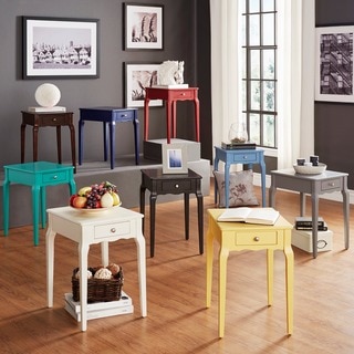 Bold Accent Single-drawer Side Table