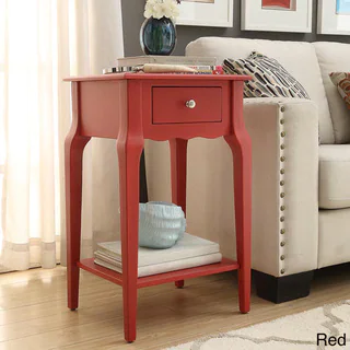 Daniella 1-drawer Wood Storage Accent End Table by INSPIRE Q
