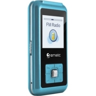Ematic EM208VID 8 GB Blue Flash Portable Media Player