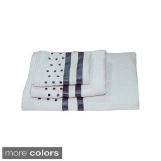 Dainty Home Darla Polka-dots Cotton 3-piece Bath Towel Set