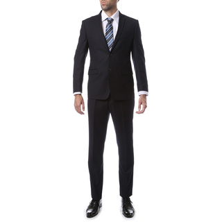 Zonettie-Ferrecci Mens Slim Fit Solid Suit