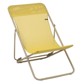 Lafuma Maxi Transat Sand Frame Folding Sling Chair (Set of 2)