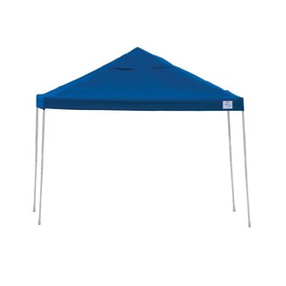 Shelterlogic Terracotta Blue Straight Leg Pop-up Canopy with Roller Bag (10' x 20')