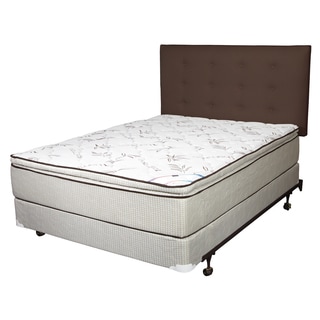 Emerald Luxury Firm 9-inch Twin-size Mattress and Foundation Set