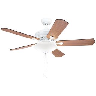Kichler Lighting Traditional White 52 inch Ceiling Fan with 2-light Kit and Reversable Blades