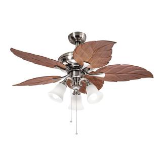 Kichler Lighting Casual Brushed Nickel 52 inch Ceiling Fan with 3-light Kit