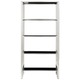 Alta Vista Black and Chrome Metal Single Shelving Bookcase by INSPIRE Q