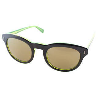Marc by Marc Jacobs Unisex MMJ 433 7ZJ Black on Green Plastic Rounded Sunglasses