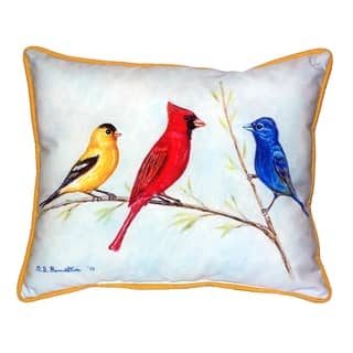 Three Birds 16x20-inch Indoor/Outdoor Pillow