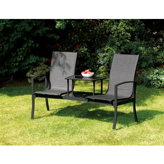 Havana Black Duo Seat with Attached Table