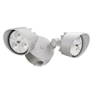 Lithonia Lighting Outdoor 2-head 5000K LED White Floodlight