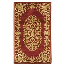 Safavieh Handmade Heritage Timeless Traditional Red Wool Rug (2' x 3')