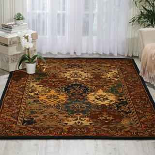 Nourison Hand-tufted Multi-colored Wool Rug (5' x 8')