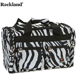 Rockland Bel-Air Zebra 19-inch Carry-On Tote / Duffel Bag