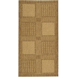 Safavieh Indoor/ Outdoor Lakeview Brown/ Natural Rug (2'7 x 5')