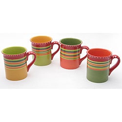 Certified International Hot Tamale Mugs (Set of 4)