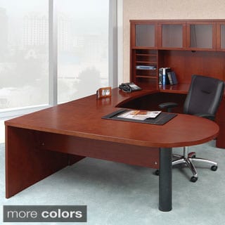 Mayline Mira Series 72-inch Peninsula Desk