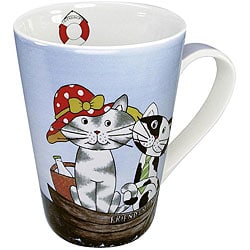 Konitz Happy Cats Friendship Mugs (Set of 4)