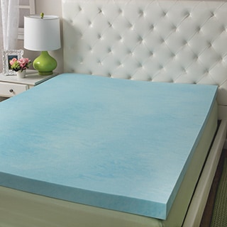 Slumber Solutions Gel Memory Foam 3-inch Mattress Topper with Cover