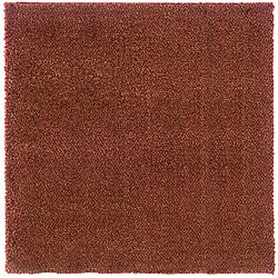 Manhattan Tweed Red/ Gold Shag Rug (8' Square)