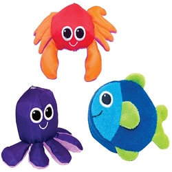 Sassy Soft Swimmers Bath Toys (Pack of 3)