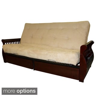 Lexington Microfiber Suede Inner Spring Full-size Futon Sofa Bed Sleeper