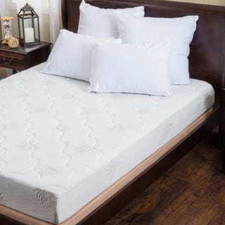 Christopher Knight Home Aloe Gel Memory Foam 8-inch Queen-size Smooth Top Mattress