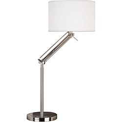 Rawson 35-inch Adjustable Brushed Steel Table Lamp