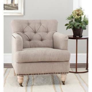 Safavieh Manchester Taupe Tufted Club Chair