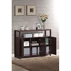 Hill Espresso Finish Cabinet with 3 Doors