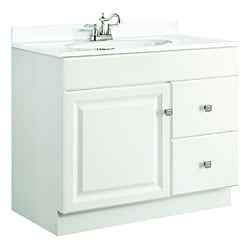 Design House Wyndham White Semi-gloss Vanity Cabinet