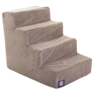 Majestic Pet 4-step Suede Pet Stairs