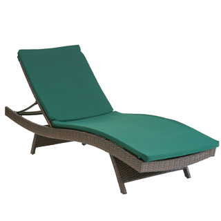 Somette Green Lounge Chair Cushions