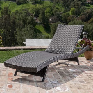 Toscana Outdoor Wicker Lounge by Christopher Knight Home