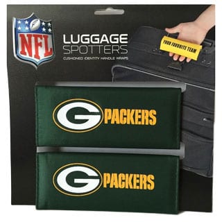 NFL Green Bay Packers Original Patented Luggage Spotter (Set of 2)