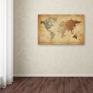 Oliver & James Map Canvas Art