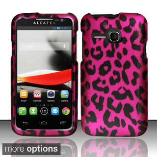INSTEN Leopard Colorful Rubberized Phone Case Cover for Alcatel One Touch Evolve 5020T