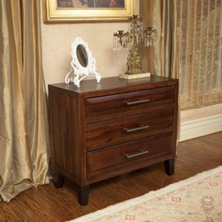 Christopher Knight Home Luna Acacia Wood Three Drawer Chest