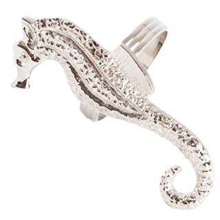 Sea Horse Design Napkin Ring - set of 4